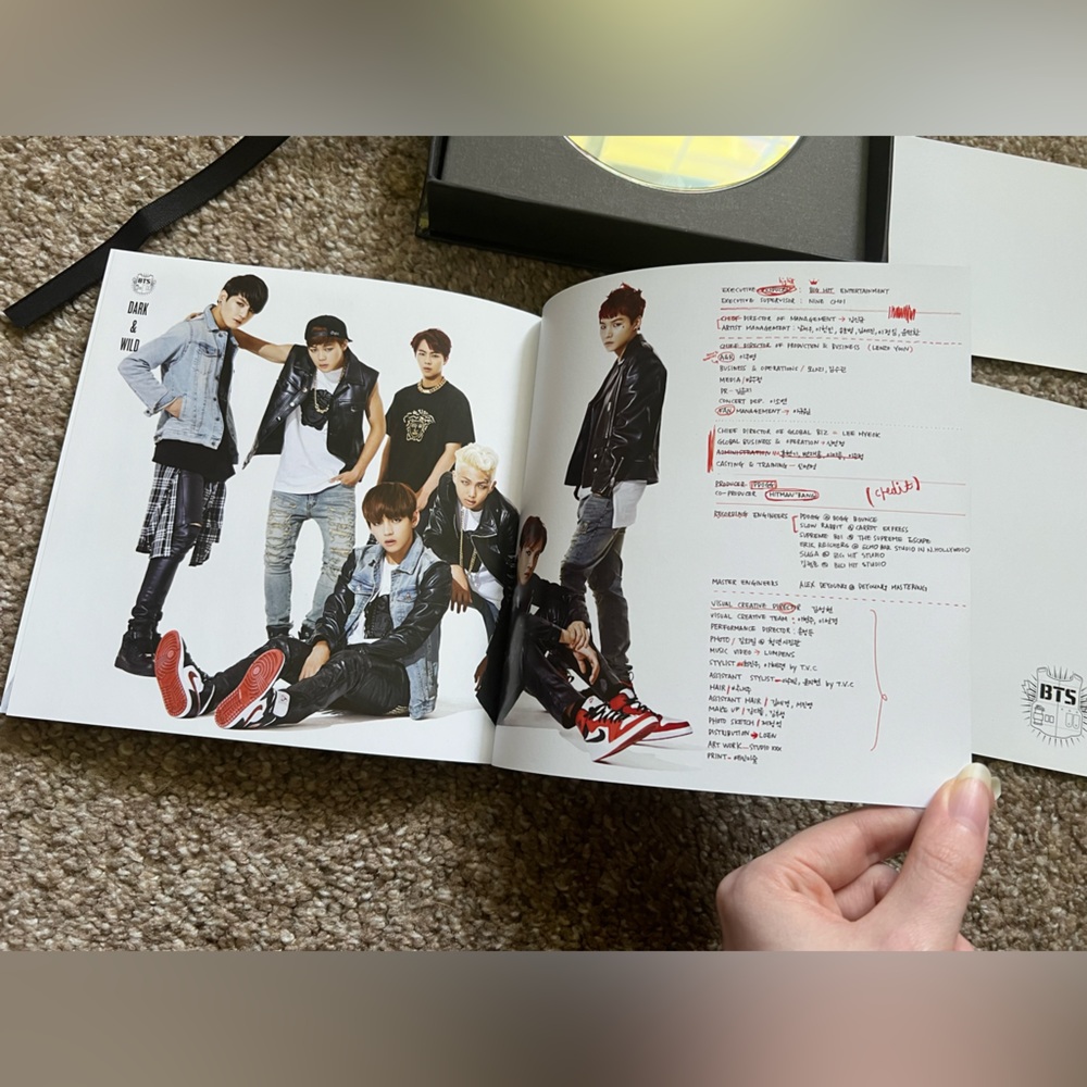 BTS Dark & Wild Album First Press Limited Inclusions Full Set J-Hope Photocard - Picture 14 of 16